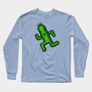 Pixelart Cactuar Long Sleeve T-Shirt